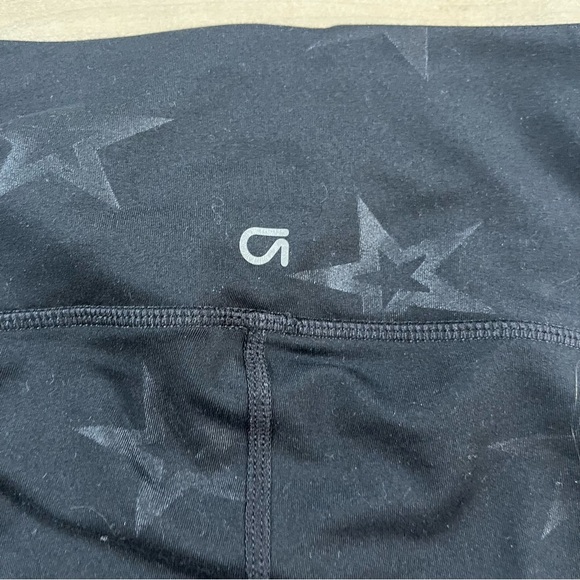 GapFit Women’s Black Winterbrush Star Leggings Tights - Picture 9 of 10